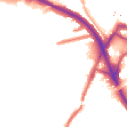 Night-time road noise heatmap for W3 0AB