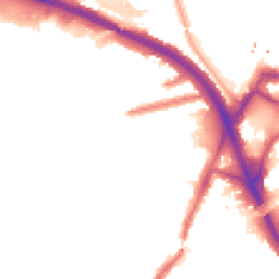 Night-time road noise heatmap for W3 0AD