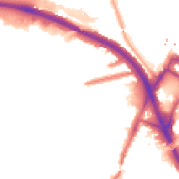 Night-time road noise heatmap for W3 0AE