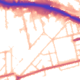 Daytime road noise heatmap for W3 0AF