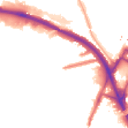 Night-time road noise heatmap for W3 0AG