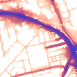 Daytime road noise heatmap for W3 0AH