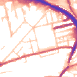 Daytime road noise heatmap for W3 0AR