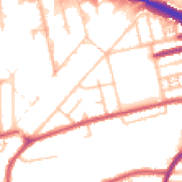 Daytime road noise heatmap for W3 0AW