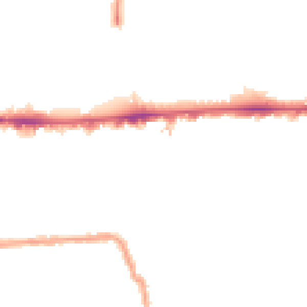 Night-time road noise heatmap for W3 0BD