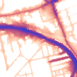 Daytime road noise heatmap for W3 0BE