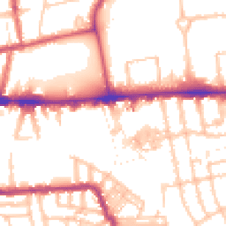 Daytime road noise heatmap for W3 0BG