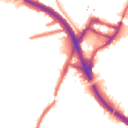 Night-time road noise heatmap for W3 0BX