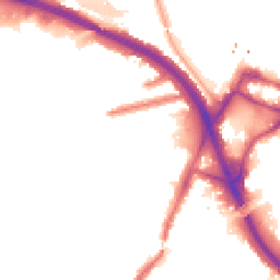 Night-time road noise heatmap for W3 0DE