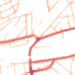 Daytime road noise heatmap for W3 0DS
