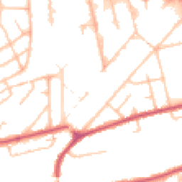 Daytime road noise heatmap for W3 0DX