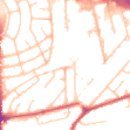 Daytime road noise heatmap for W3 0DY