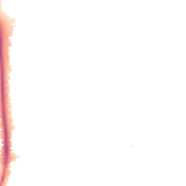 Night-time road noise heatmap for W3 0EA