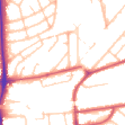 Daytime road noise heatmap for W3 0ER