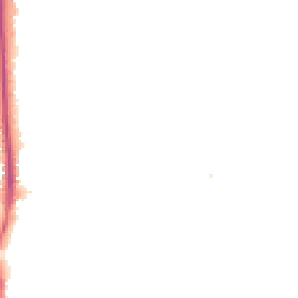 Night-time road noise heatmap for W3 0ER