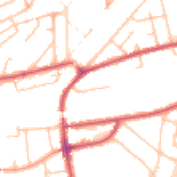 Daytime road noise heatmap for W3 0JN