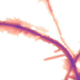 Night-time road noise heatmap for W3 0NJ