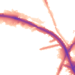 Night-time road noise heatmap for W3 0NP