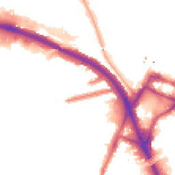 Night-time road noise heatmap for W3 0PW