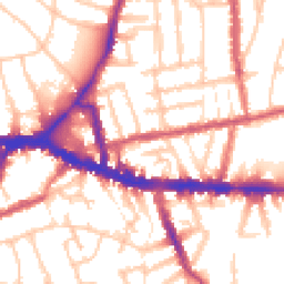Daytime road noise heatmap for W3 6AH