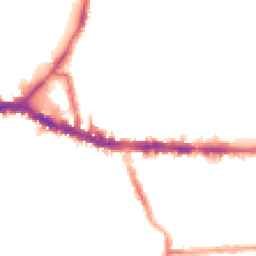 Night-time road noise heatmap for W3 6BN