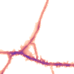Night-time road noise heatmap for W3 6GX
