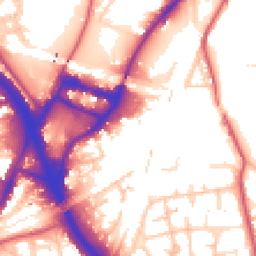 Daytime road noise heatmap for W3 6GZ