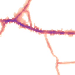 Night-time road noise heatmap for W3 6NH