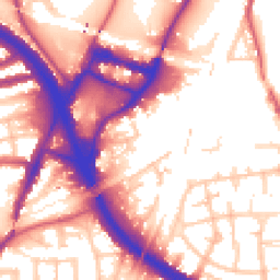 Daytime road noise heatmap for W3 6TA
