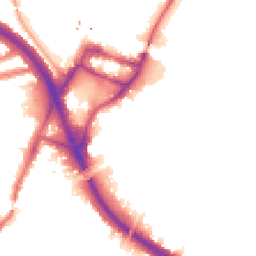 Night-time road noise heatmap for W3 6TA