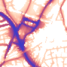 Daytime road noise heatmap for W3 6UH