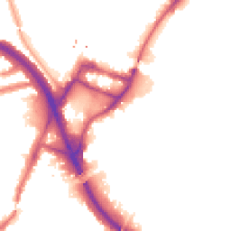 Night-time road noise heatmap for W3 6UH