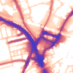 Daytime road noise heatmap for W3 6XD