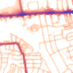 Daytime road noise heatmap for W3 7AT