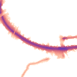 Night-time road noise heatmap for W3 7DF