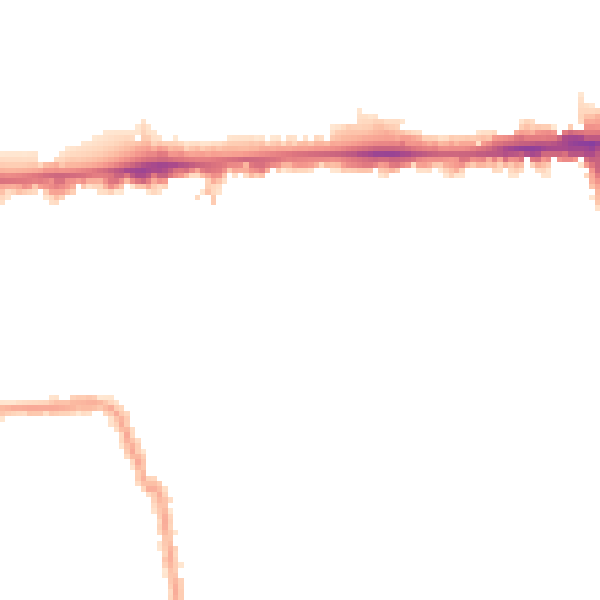 Night-time road noise heatmap for W3 7DG