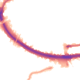 Night-time road noise heatmap for W3 7FQ