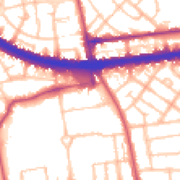 Daytime road noise heatmap for W3 7HD