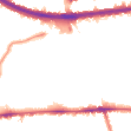 Night-time road noise heatmap for W3 7JE