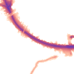 Night-time road noise heatmap for W3 7ND