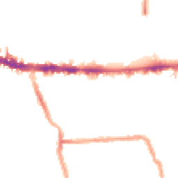 Night-time road noise heatmap for W3 7QD