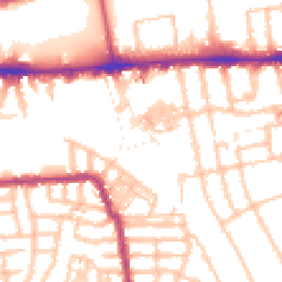 Daytime road noise heatmap for W3 7SR