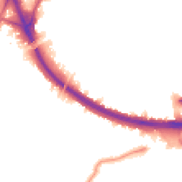 Night-time road noise heatmap for W3 7TU