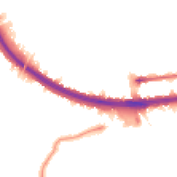 Night-time road noise heatmap for W3 7UA