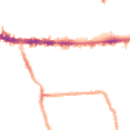 Night-time road noise heatmap for W3 7YQ