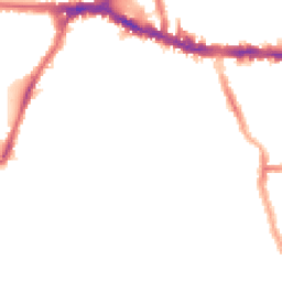 Night-time road noise heatmap for W3 8AD