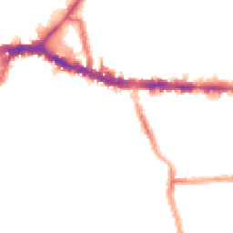 Night-time road noise heatmap for W3 8DN