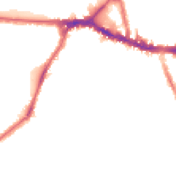 Night-time road noise heatmap for W3 8HA