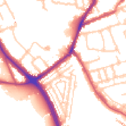 Daytime road noise heatmap for W3 8HR