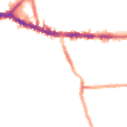 Night-time road noise heatmap for W3 8NH